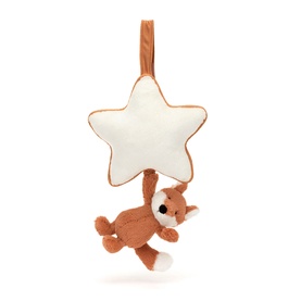 Bashful Fox Cub Musical Pull 30cm