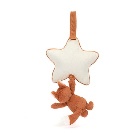 Bashful Fox Cub Musical Pull 30cm