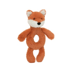 Bashful Fox Cub Ring Rattle 18cm