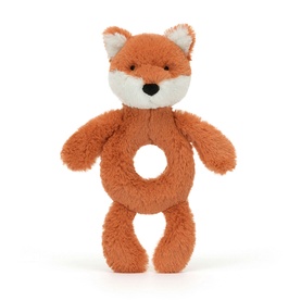 Bashful Fox Cub Ring Rattle 18cm