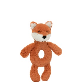 Bashful Fox Cub Ring Rattle 18cm