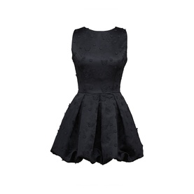Melika Backless Embroidered Mini Dress