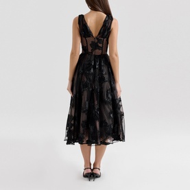 Sianna Embroidered Tulle Dress