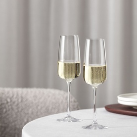 Afina Champagne Glass, Set of Four
