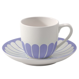 Fleur Bleu Espresso Cup Saucer