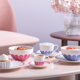 Fleur Bleu Coffee Cup