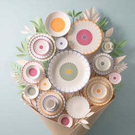 Fleur Cassis Pasta Bowl