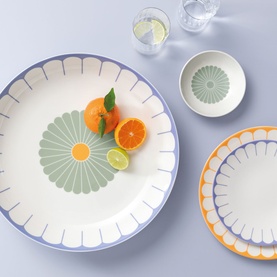 Fleur Couleur Salad Bowl 38cm