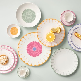 Fleur Couleur Serving Platter