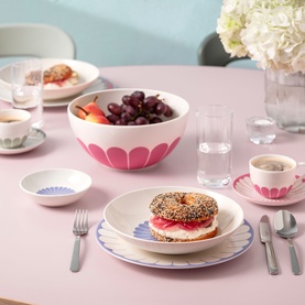 Fleur Vert Coffee Cup Saucer