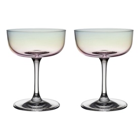 Like Pearl Champagne Coupe, Set of Two