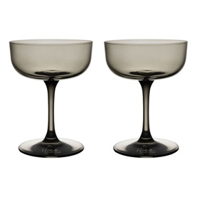 Like Smoke Champagne Coupe, Set of Two