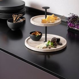 Manufacture Travertine Cake Stand