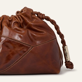 June Vintage Leather Shoulder Bag