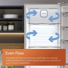 270L Dual No Frost 50/50 Split Freestanding Fridge Freezer
