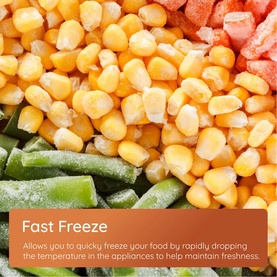 270L Dual No Frost 50/50 Split Freestanding Fridge Freezer