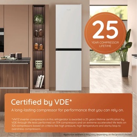 270L Dual No Frost 50/50 Split Freestanding Fridge Freezer