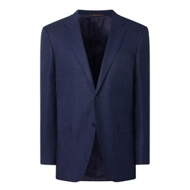 D6 Texture Single-Breasted Blazer