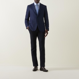 D6 Texture Single-Breasted Blazer