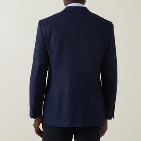 D6 Texture Single-Breasted Blazer
