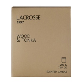 Lacrosse Wood & Tonka Scented Candle 200g