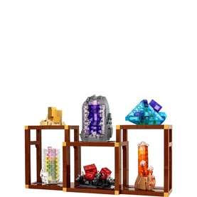 Mineral Collection: Crystal Display Shelves