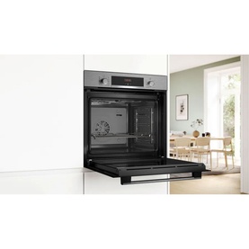 Series 4 Built-in Oven with Added Steam Function 60x60cm Stainless steel
