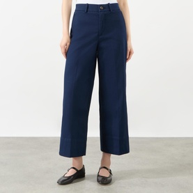 SPANXsupersmooth&trade; Stretch Twill Cropped Wide Leg Trousers