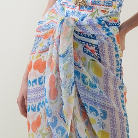 Santorini Sicilian Print Sarong