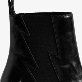 Tyler Stars Vintage Patent Ankle Boots