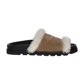 Teddy Bare Shearling Mules