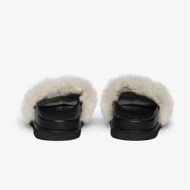 Teddy Bare Shearling Mules