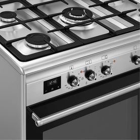 Concert Stainless Steel 90cm Double Cavity Dual Fuel Cooker