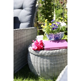 Cruz Deluxe Garden Dual Recliner Set & Cover Urban Black