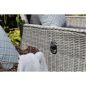 Cruz Deluxe Garden Dual Recliner Set & Cover Urban Black