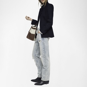 Verysa Asymmetric Single-Breasted Blazer