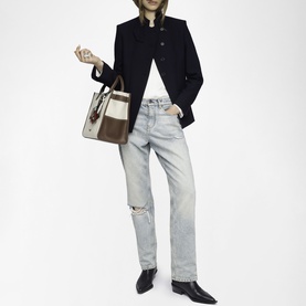 Verysa Asymmetric Single-Breasted Blazer