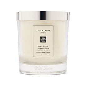 Lime Basil & Mandarin Engraved Classic Candle