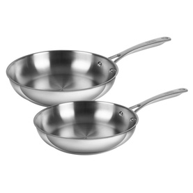 Allround Uncoated Frying Pan Set 24 & 28cm