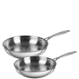 Allround Uncoated Frying Pan Set 24 & 28cm
