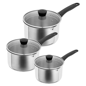 Kuhn Rikon Classic Plus Saucepan Three-Piece Set