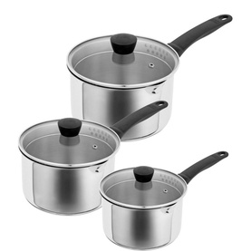 Classic Plus Saucepan Three-Piece Set