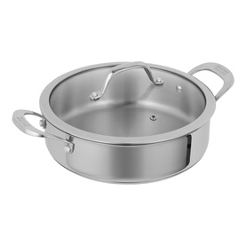 Kuhn Rikon Allround Uncoated Serving Pan with Glass Lid 28cm