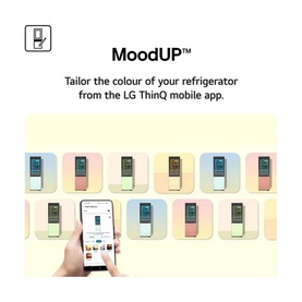 MoodUP&trade; Tall Fridge Freezer Colour Changing LED