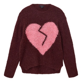 Luvheart Jacquard Knit Sweater