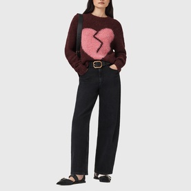 Luvheart Jacquard Knit Sweater