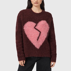 Luvheart Jacquard Knit Sweater