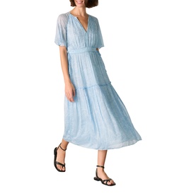 Bamboo Leaves Gathered Dress