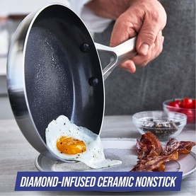 Three-Piece Frying Pan and Skillet Set