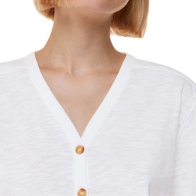 Ella Button Through T-Shirt